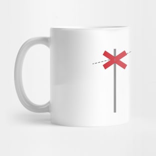 Winter sign in scandinavia Mug